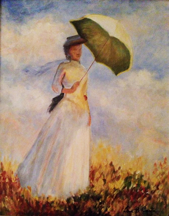 Releitura de Monet - 40 x 50 - AST - 2017